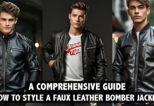 How to Style a Faux Leather Bomber Jacket: A Comprehensive Guide fauxjacket