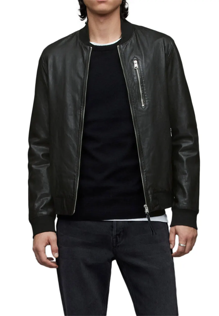 Faux Leather Bomber Jacket for Ladies: Cool Edge for Any Season