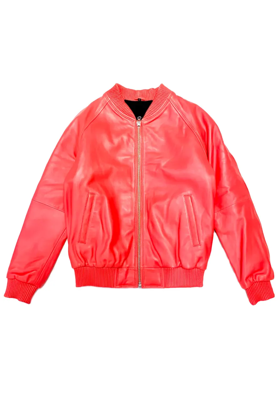 nike red bomber jacket